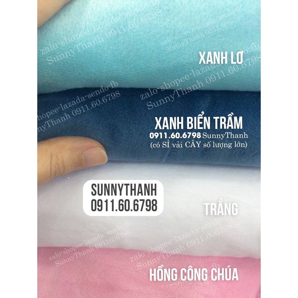 [SALE giá tốt] 2mx1m55 vải lông nhung 59k