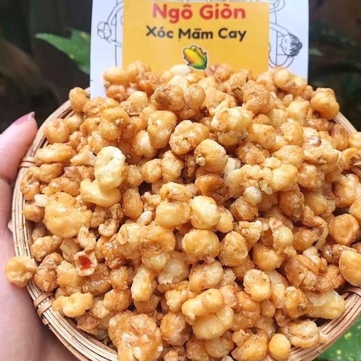 [Mã 155FMCGSALE giảm 7% đơn 500K] 500gr Ngô mắm cay sấy giòn, ăn liền