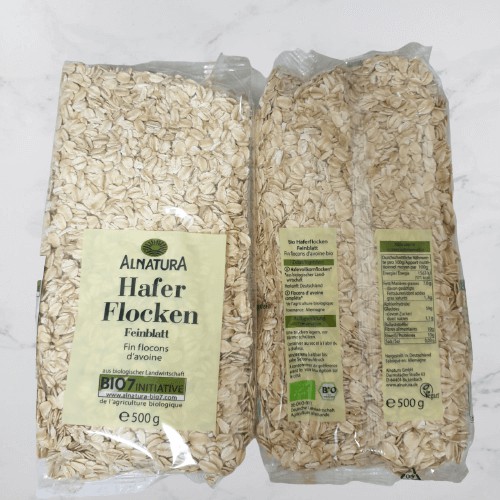 Yến mạch nguyên cám 1 kg - Yến mạch cán dẹp Hafer Flocken Hoàn toàn tự nhiên