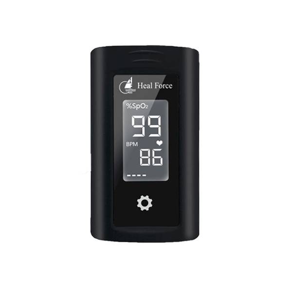 Máy đo nồng độ oxy trong máu FINGERTIP OXIMETER HEAL FORCE Prince-100A Hàng chính hãng - Máy đo SpO2 oxi trong máu