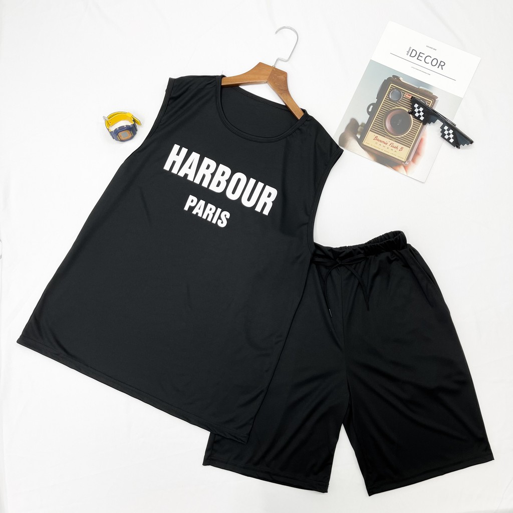 SET BỘ THỂ THAO NAM SÁT NÁCH IN CHỮ HARBOUR