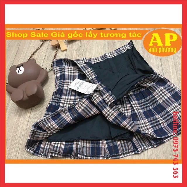 Chân váy xếp ly có ảnh thật sp