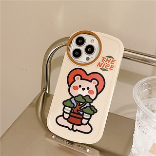 Ốp Điện Thoại Silicon Mềm Hình Gấu Dễ Thương Cho  iPhone13/13pro/13promax iPhone12/12pro/12promax iPhone11/11pro/11promax iPhoneX/XS/XSMAX iPhoneXR