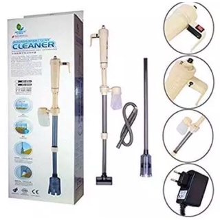 Máy Bơm Hút Phân Hồ Cá AS 615B (điện + pin)