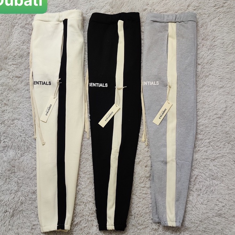 QUẦN JOGGER ESSENTIALS ỐNG RỘNG NAM NỮ CÓ BO 3 MÀU PHONG CÁCH HÀN QUỐC XỊN SÒ - DUBATI FASHION
