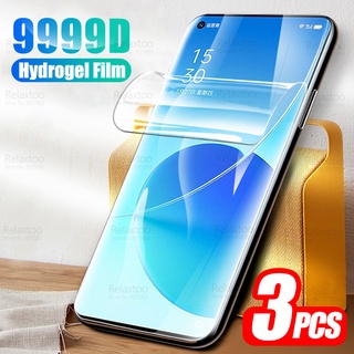 3 miếng dán bảo vệ màn hình hydrogel mềm cong cho Oppo Reno6 Pro Reno 6 Z 6Z 6Pro On Reno6Z Reno6Pro