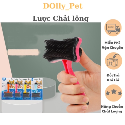 Lược Chải Lông Cho Chó Mèo Có Nút Bấm Lấy Lông