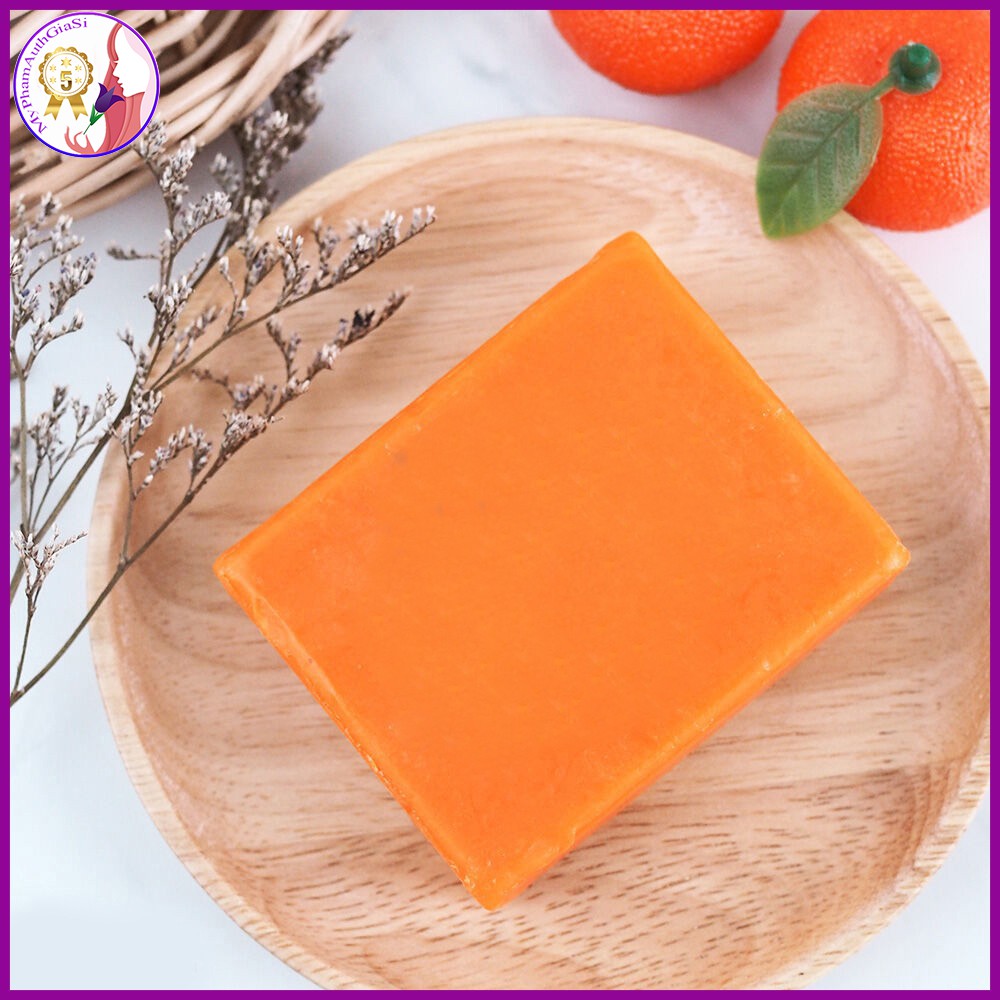 Xà phòng cam nghệ orange natural soap thái lan