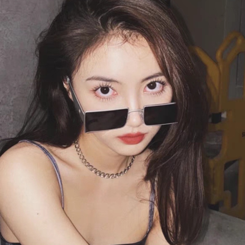 Kính mát gọng kim loại phong cách Âu Mỹ cổ điển 2021 thời trang