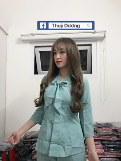Đồ lam mẫu cột nơ ( hình thật shop chụp )