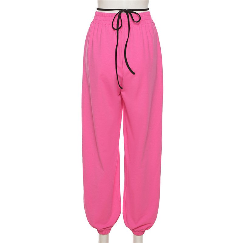 Quần Yếm Cotton Dài Dáng Rộng In Họa Tiết Cá Tính Cho Nữ