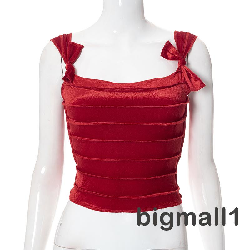 Áo Lửng Không Tay Màu Sắc Đơn Giản Quyến Rũ Cho Nữ