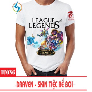 Áo thun Liên Minh Huyền Thoại giá rẻ Draven Tiệc Bể Bơi