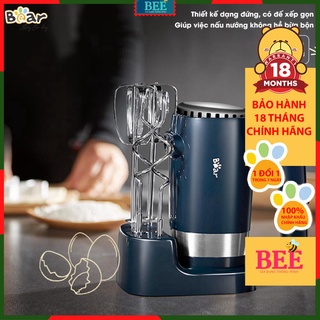Máy đánh trứng trộn bột, nhào bột, cầm tay đa năng bear - bảo hành 18 tháng chính hãng