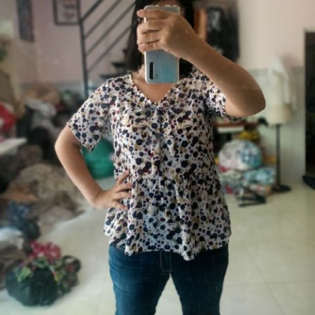 Áo kiểu Bigsize che bụng mát mẻ Hsumi