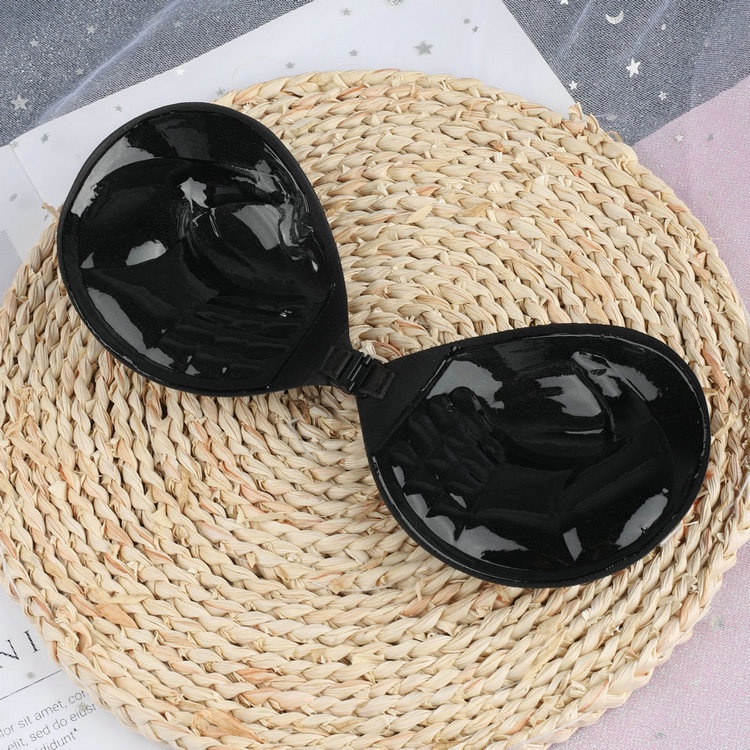 Áo bra dán đệm bàn tay cup tròn siêu dính - Tặng kèm dây vai trong suốt