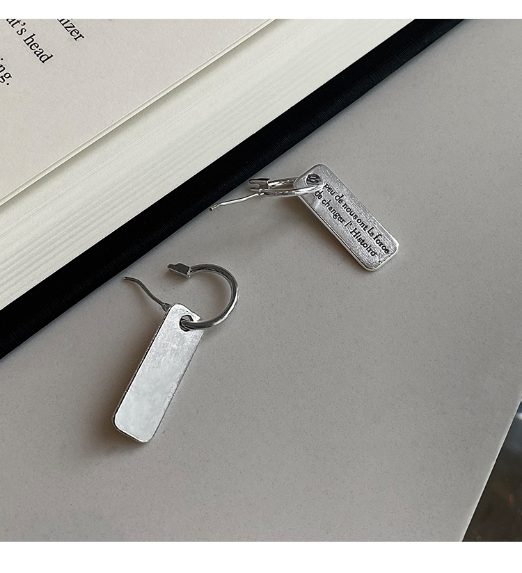 Khuyên Tai Hình Vuông Phong Cách Mới Đơn Giản 22616