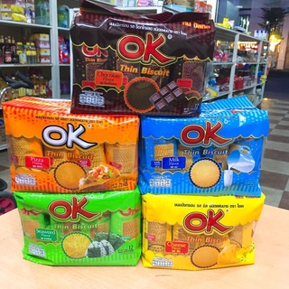 Bánh quy ok thin biscuit đủ vị thái lan 360g