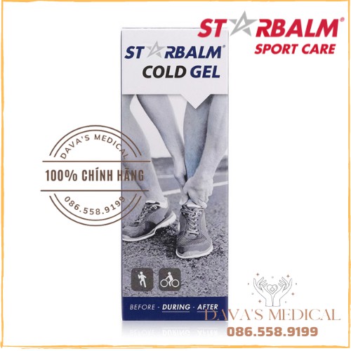 [CHÍNH HÃNG] GEL LÀM LẠNH - COLD GEL STARBALM - HÀ LAN 100ml HỖ TRỢ PHỤC HỒI CHẤN THƯƠNG