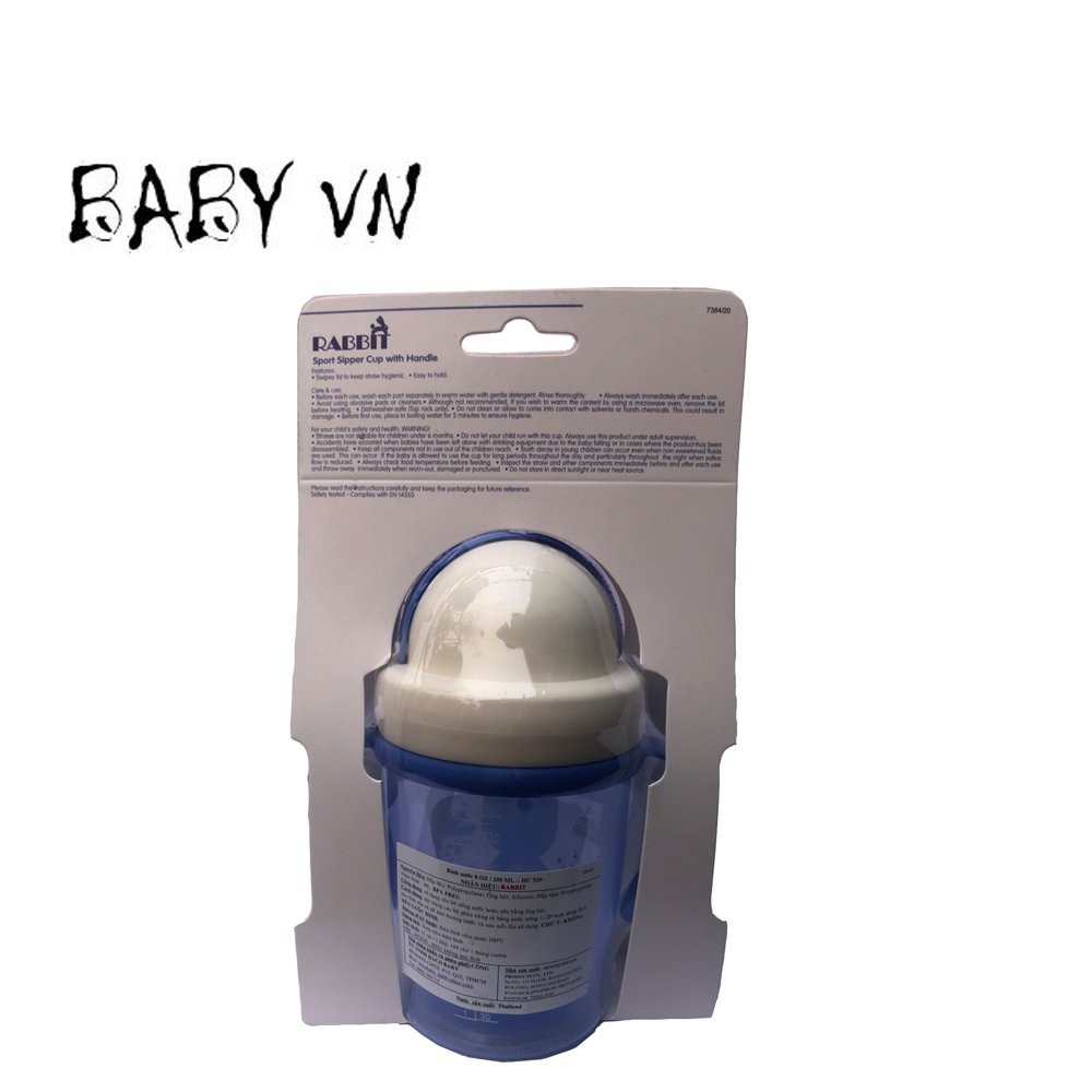 Bình nước hình thú 210ML - HC520 - RABBIT - HACO BABY - BABY VN