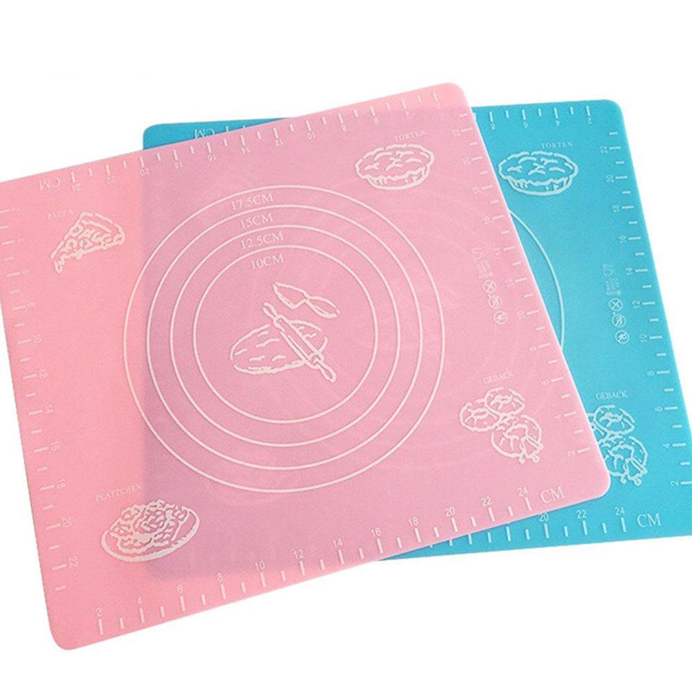 Thảm Silicone Nhào Bột Làm Bánh 29 * 25.5cm Tiện Dụng