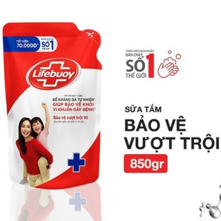 Sữa Tắm Lifebuoy Bảo Vệ Vượt Trội Dạng Túi 800G