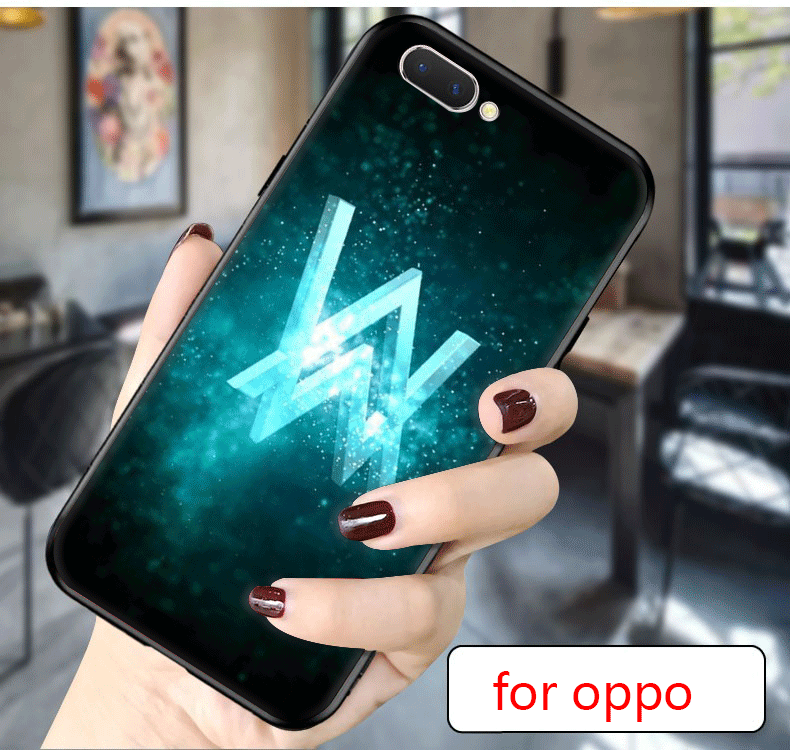 Mobile Ốp Điện Thoại Tpu Silicon Mềm Hình Alan Walker Cho Oppo A91 A8 A92 X2 Pro A12 A92s A53 A32 F5