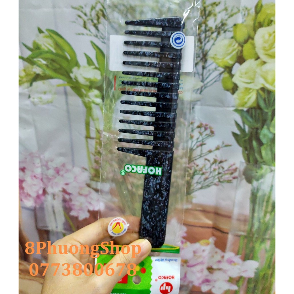 Lược thưa răng to, chải tóc uốn, tóc ướt HOFACO HPG71