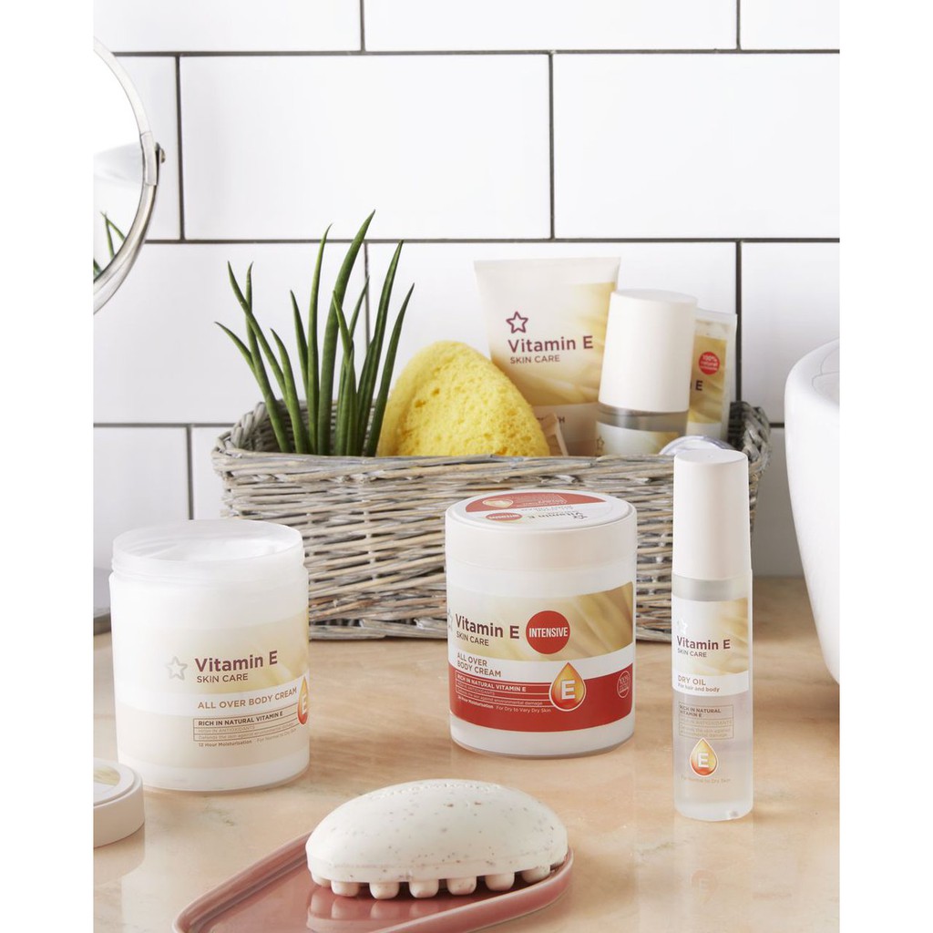 [Mã COS1901 hoàn 8% xu đơn 250K] Dưỡng Thể Superdrug Vitamin E All Over Body Cream | BigBuy360 - bigbuy360.vn