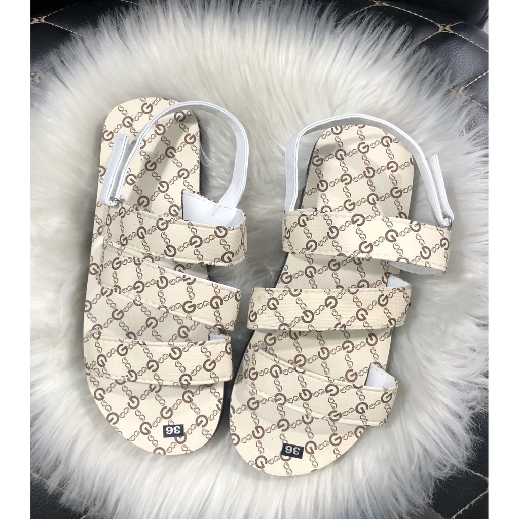 Dép sandal đồng nai dép sandal nữ đế g kem quai hậu cùng màu size từ 35 nữ đến 40 nữ