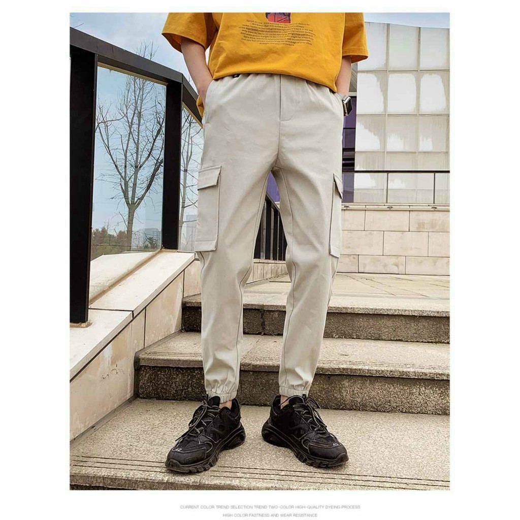 Quần jogger túi hộp kaki đẹp JKTH21 đọc kĩ mô tả