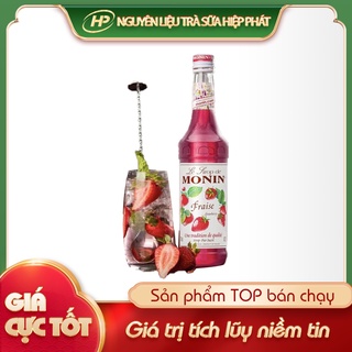 Syrup Dâu MONIN 700ml -  [NGỌT DỊU] - SP010170 - Nguyên liệu trà sữa HIỆP PHÁT