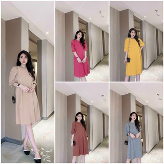 Váy suông big size hè thiết kế 50 -80kg new 5 màu