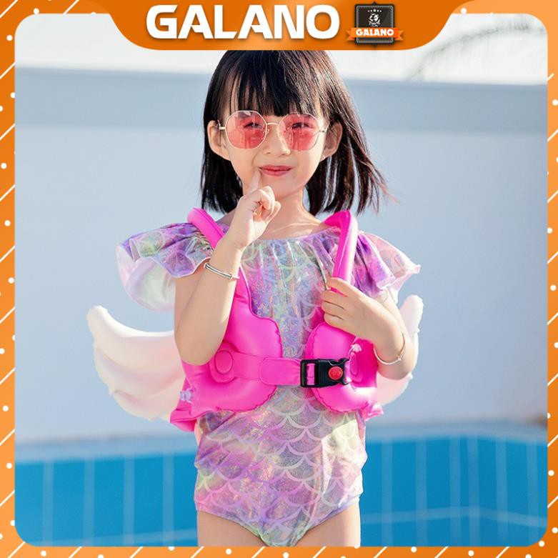 Phao Bơi Cho Bé GALANO Phao Tập Bơi Cho Bé Có Khóa An Toàn Bơi Lội Hình Đôi Cánh Thiên Thần SS-001263