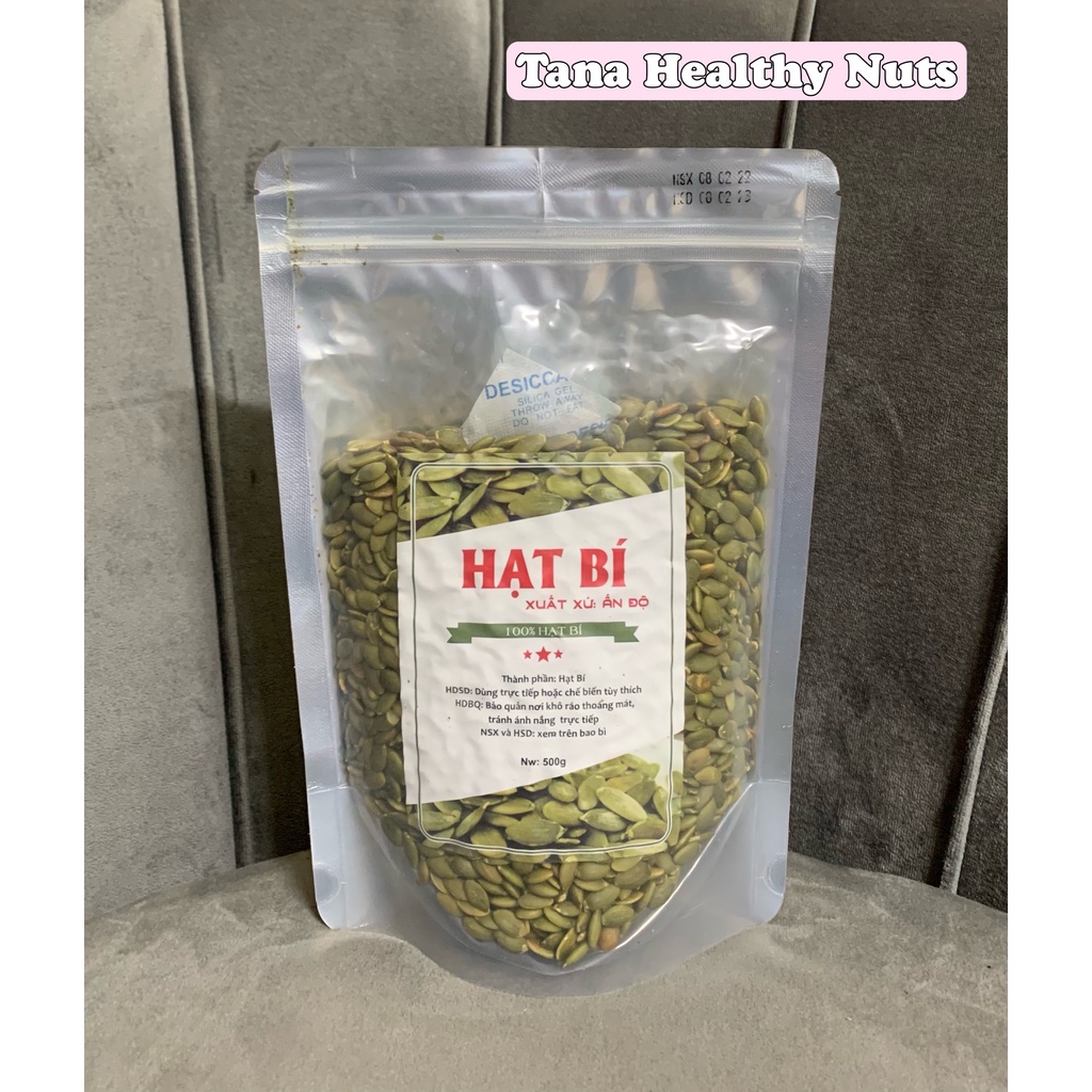 Nhân hạt bí rang chín nguyên vị 500g - Ấn Độ