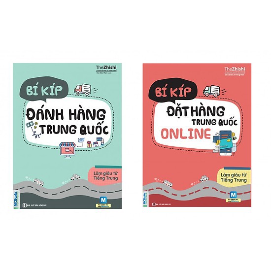Sách Combo Làm Giàu Từ Tiếng Trung ( Bí Kíp Đặt Hàng Trung Quốc Online + Bí Kíp Đánh Hàng Trung Quốc )