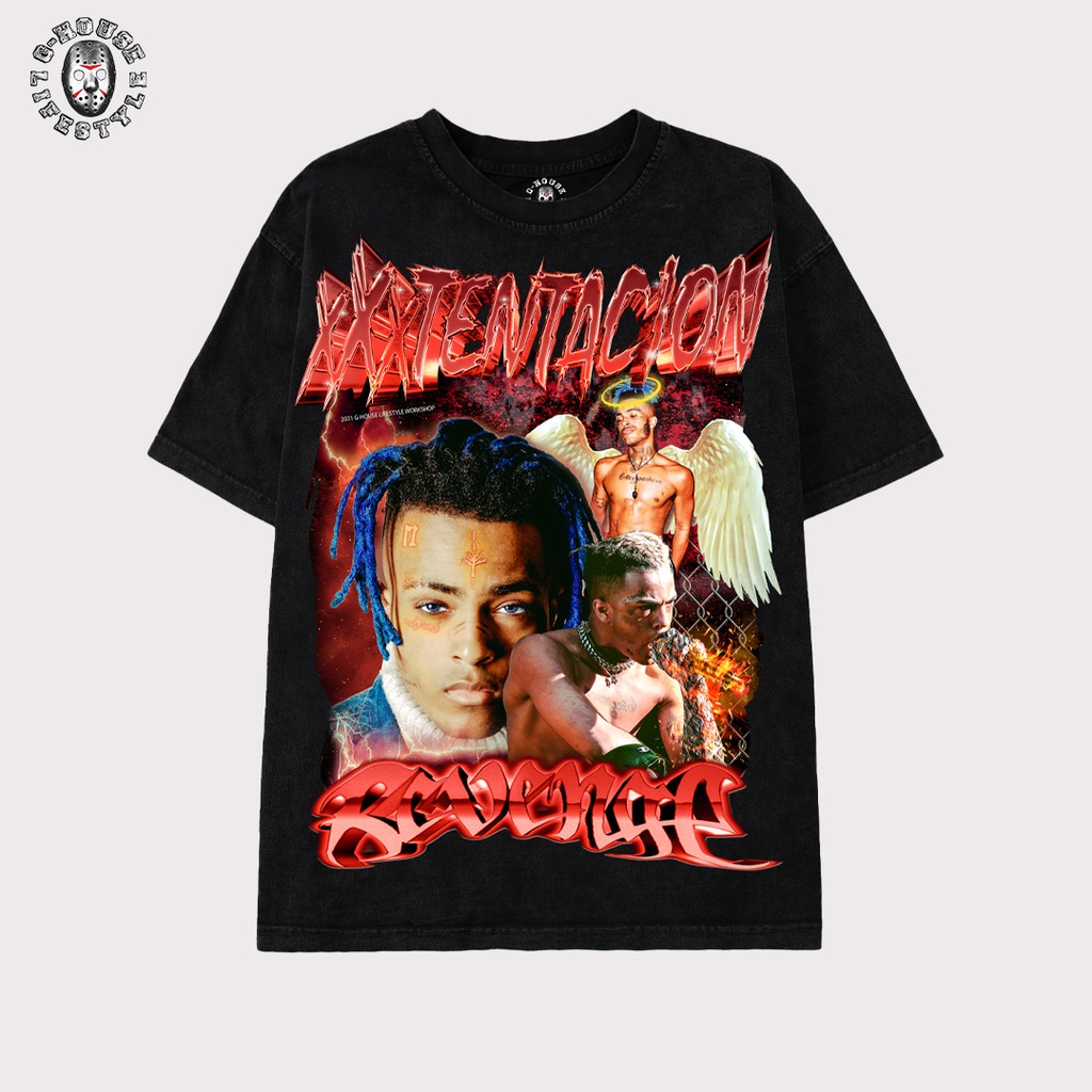 Áo Thun Rapper XXXTentacion Oversize Phong Cách Hip-hop Unisex G-House Lifestyle