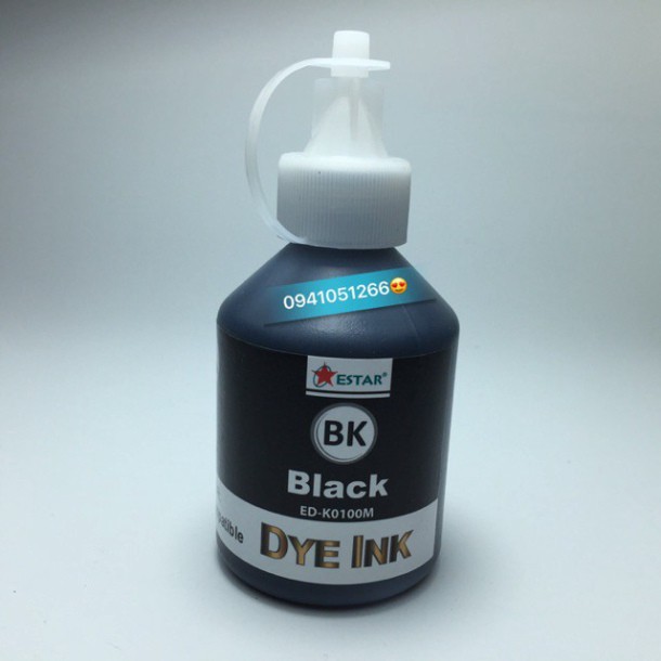 HDF Mực in phun màu đen(Black) dùng cho HP deskjet 1115/GT 5810/5820- Canon IP 2770/2870/IP3680/7270(Đen) 25 Y843