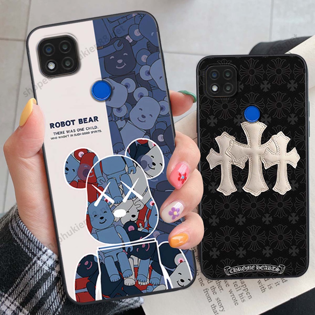 Ốp lưng Xiaomi Redmi 9C hình Robot Bear, Kawsnc bảo vệ điện thoại