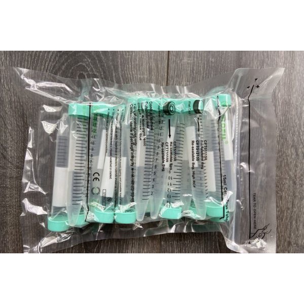 Ống fancol - Ống ly tâm 15ml nắp vặn tiệt trùng Jet biofill - Túi 25 cái