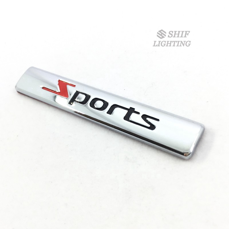 Nhãn dán chữ thương hiệu cho xe hơi thể thao