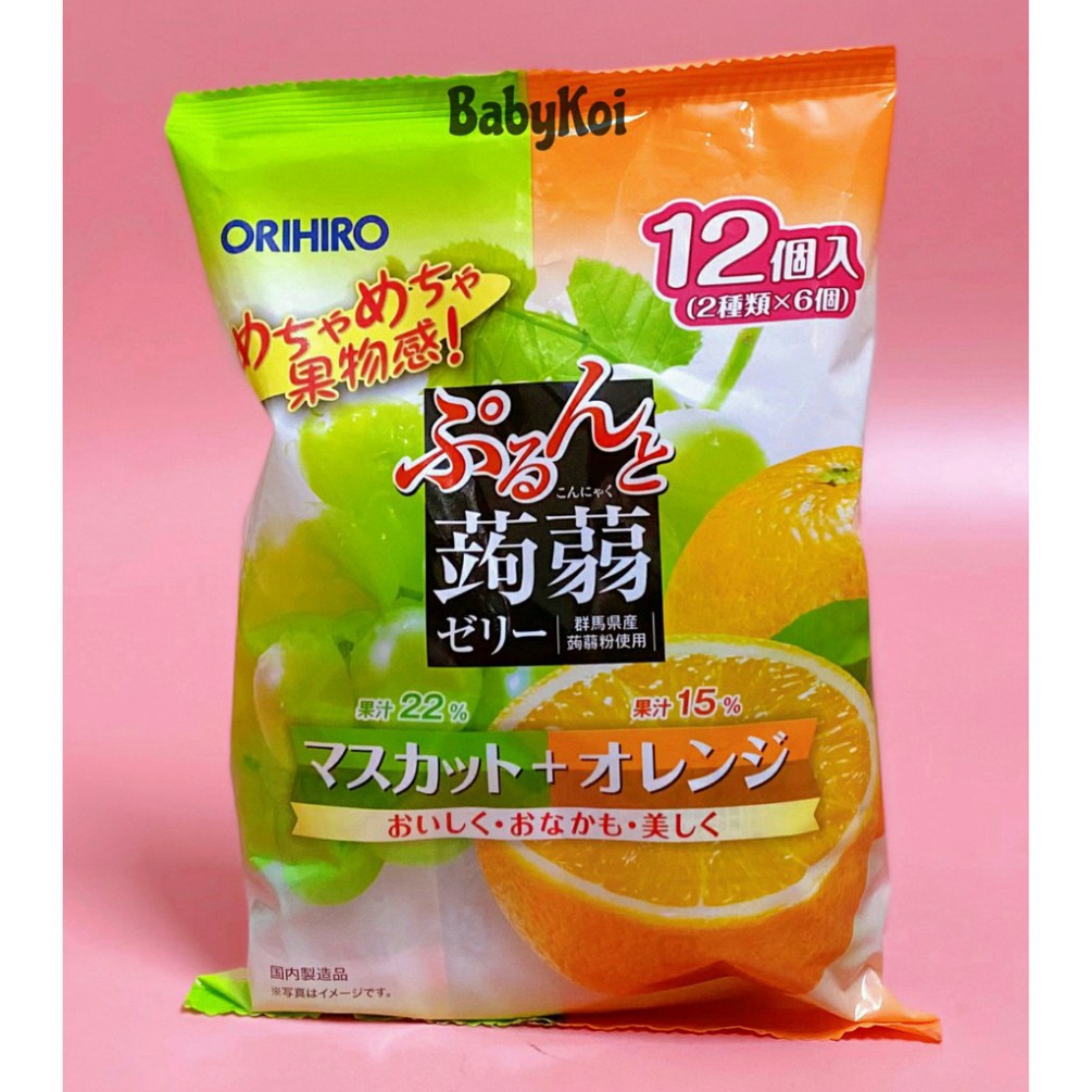 Thạch rau câu hoa quả Orihiro Nhật Bản
