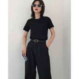 Thắt lưng Unisex mặt đồng bản trung, dây nịt nam nữ, phụ kiện thời trang TL007 - Filibra