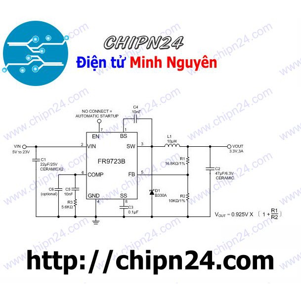 [1 CON] IC FR9723 SOP-8 (SMD Dán) (FR9723B 9723)