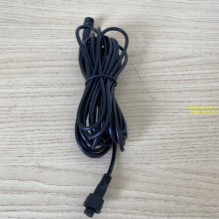 Dây nguồn 4 lõi nối dài đèn trang trí năng lượng mặt trời, kết nối tấm pin NLMT với đèn, dài 5m, hàng cao cấp (DP62)