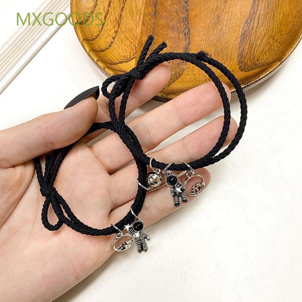 Bộ 2 Vòng Tay Hợp Kim Từ Tính Nhiều Màu Thời Trang Cho Cặp Đôi