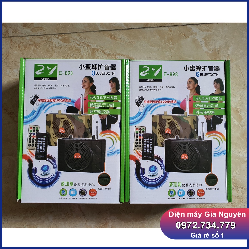 Máy bẫy chim  E898 có bluetooth, TF, USB, Có Điều Khiển Xa 1000m - Tặng Kèm Túi Đựng.