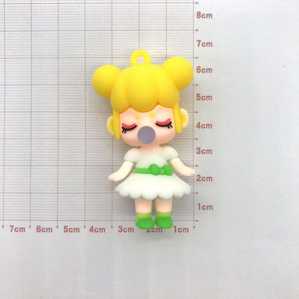 DARNELL Móc Khóa Hình Thiên Thần Và Bông Hoa Mini Dễ Thương