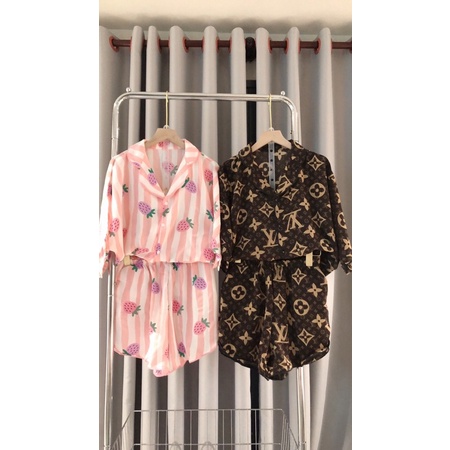 PYJAMA MANGO ĐÙI DƠI, set mango mặc nhà, set đùi mặc nhà
