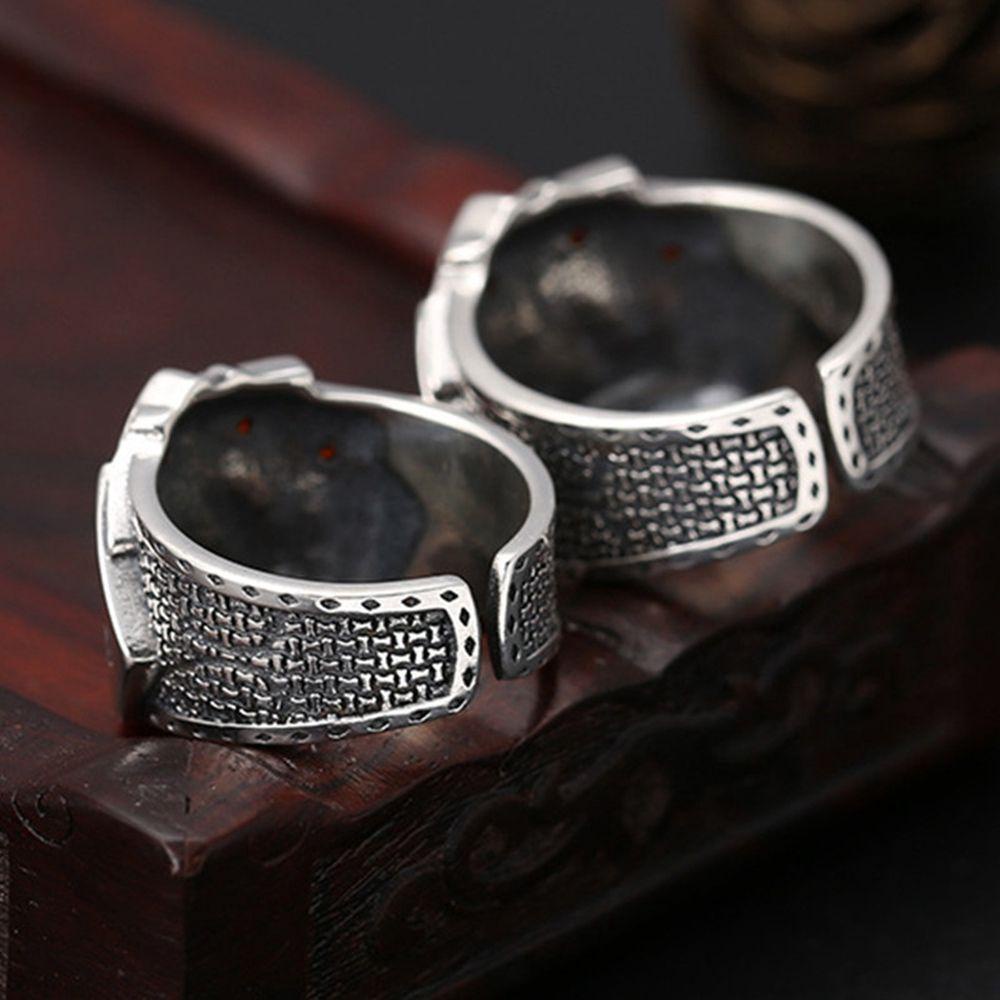 Nhẫn VANES1 Thiết Kế Đơn Giản Phong Cách Hàn Quốc Cho Nam Và Nữ